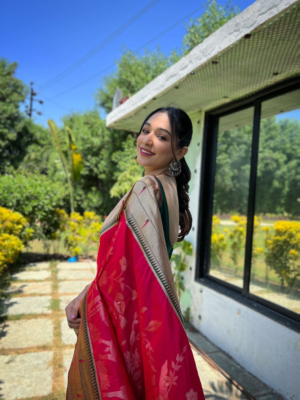 Ultra Soft Pink Paithani Silk Saree - PAHRAVA